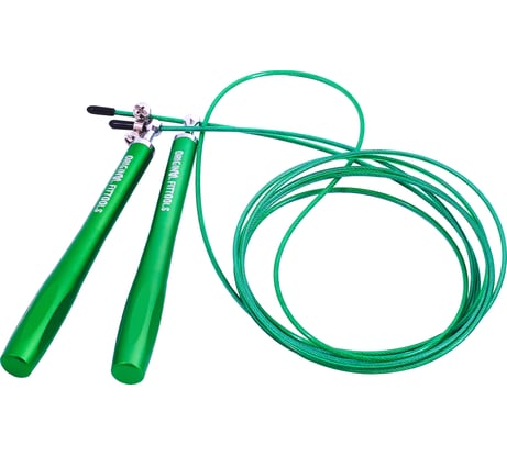 Тренировочная профессиональная скакалка Original FitTools с алюминиевыми рукоятками FT-JR-2020