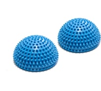 Массажно-балансировочная полусфера, набор 2 шт, синий FT-MSD-2BS
