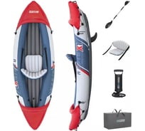 Надувной каяк BestWay Rapid X1 Kayak Set 290x91см, сиденье, весло 62174, насос 62003, до 120 кг 65176 BW