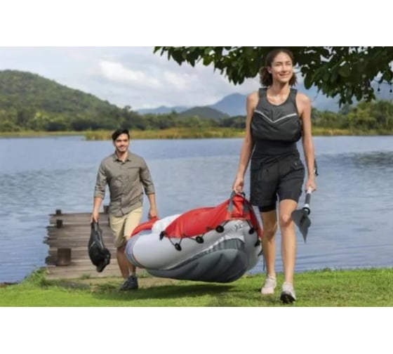 Надувной каяк BestWay Rapid X1 Kayak Set 290x91см, сиденье, весло 62174, насос 62003, до 120 кг 65176 BW