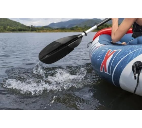 Надувной каяк BestWay Rapid X1 Kayak Set 290x91см, сиденье, весло 62174, насос 62003, до 120 кг 65176 BW
