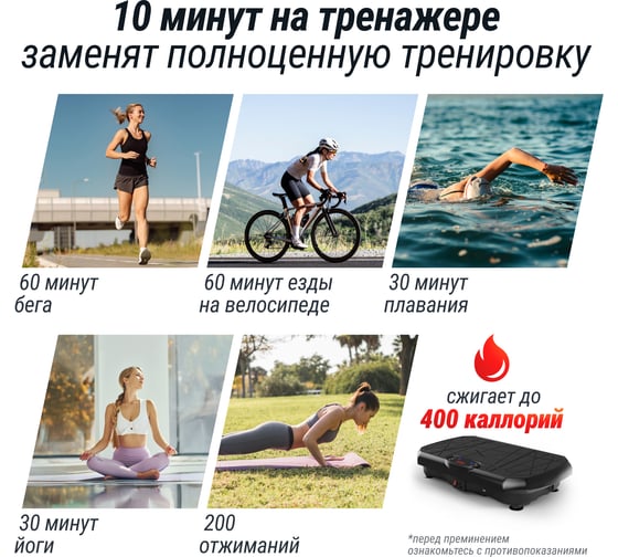 Виброплатформа UNIXFIT Edge 2D Black VP2DEBK