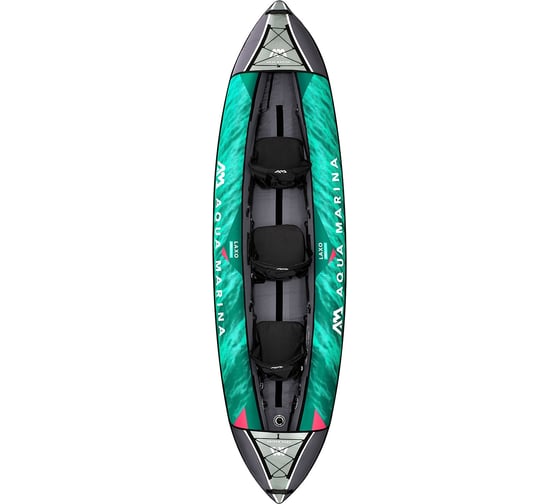 Надувная байдарка Aqua Marina Laxo-380 380x90см, весла, сиденья, киль, сумка, до 210кг LA-380