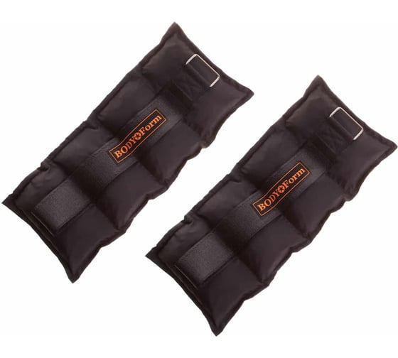 Универсальный утяжелитель BODYFORM черный, 2 шт х 2000 гр BF-WUN01/black/2-2000
