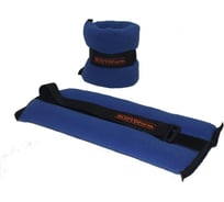 Флисовый утяжелитель BODYFORM синий, 2 шт х 150 гр BF-WUN04/blue/2-150