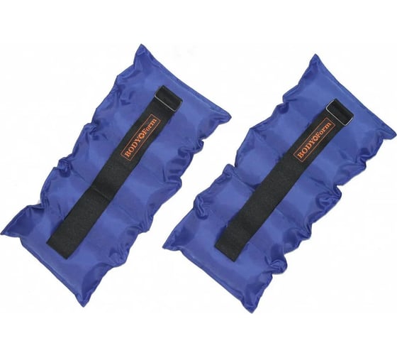 Универсальный утяжелитель BODYFORM синий, 2 шт х 400 гр BF-WUN01/blue/2-400
