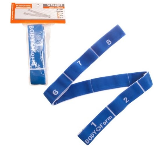 Эспандер BODYFORM 79 см, синий 15 кг BF-EPL02-79sm blue 15kg 1