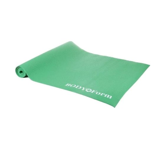 Гимнастический коврик BODYFORM 173х61х0.4 см, зеленый BF-YM01/173-61-0,4/green