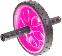 Гимнастический ролик BODYFORM черно-розовый BF-WG01/BlackPink