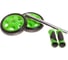 Гимнастический ролик BODYFORM черно-зеленый BF-WG03/BlackGreen 3