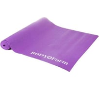 Гимнастический коврик BODYFORM 173х61х0,4 см, фиолетовый BF-YM01/173-61-0,4/violet