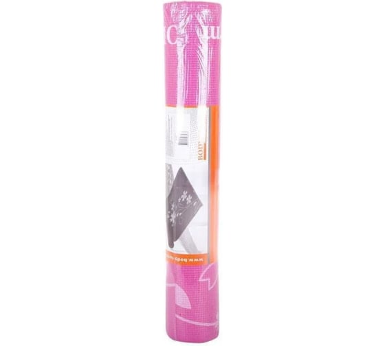 Гимнастический коврик BODYFORM 173х61х0,3 см, розовый BF-YM02/173-61-0,3/pink