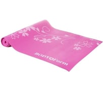 Гимнастический коврик BODYFORM 173х61х0,4 см, розовый BF-YM02/173-61-0,4/pink