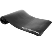 Гимнастический коврик BODYFORM 183х61х1 см, черный BF-YM04/183-61-1,0/black