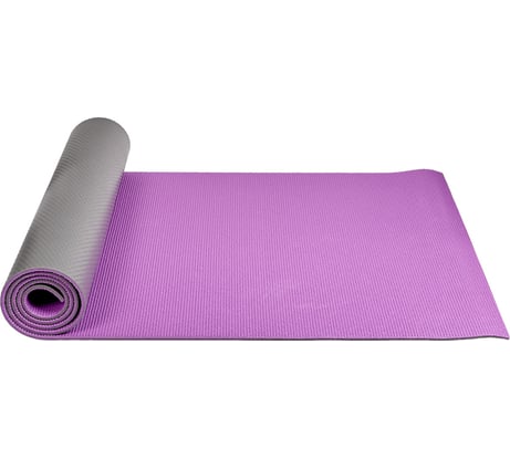 Коврик для йоги и фитнеса BRADEX SF 0692 190х61х0.6 см, двухслойный, фиолетовый