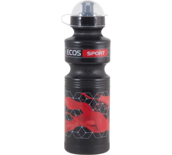 Велосипедная фляга Ecos H29-SH305A красная волна 323451