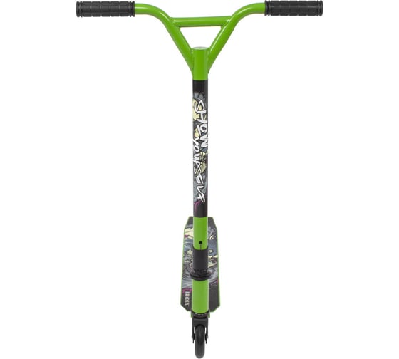 Трюковый самокат BRADEX, колеса 100мм, зеленый SF 0656