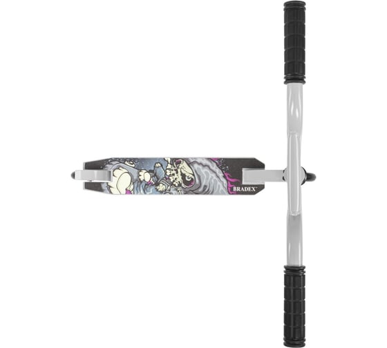 Трюковый самокат BRADEX, колеса 100мм, белый SF 0657