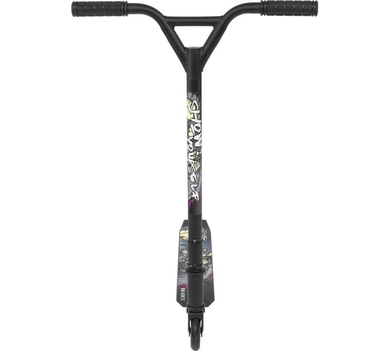 Трюковый самокат BRADEX, колеса 100мм, черный SF 0655