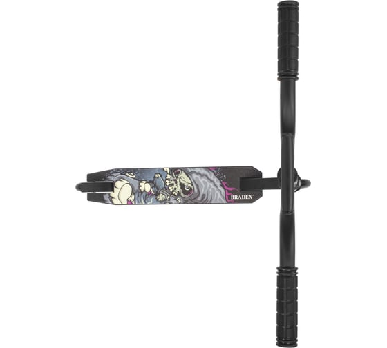 Трюковый самокат BRADEX, колеса 100мм, черный SF 0655
