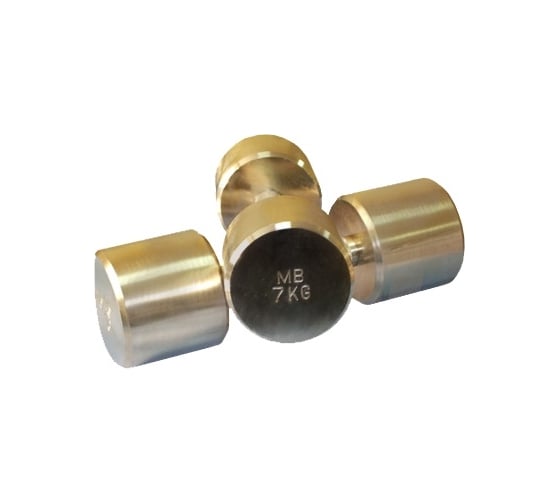 Неразборная гантель Barbell Фитнесс 7 кг, хром 244 1
