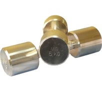 Неразборная гантель Barbell Фитнесс 5 кг, хром 242