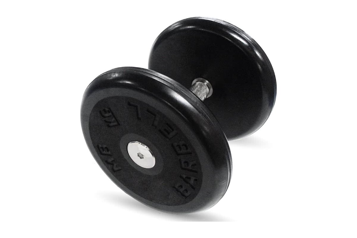 Гантель Barbell Классик с вращающейся ручкой, хром, 12 кг 1338 ...