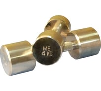 Неразборная гантель Barbell Фитнесс 4 кг, хром 241