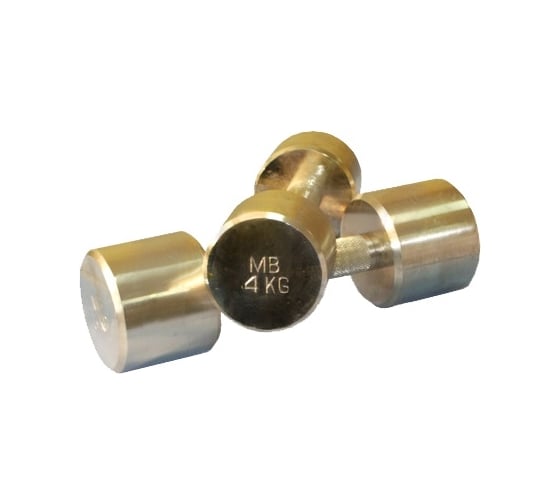Неразборная гантель Barbell Фитнесс 4 кг, хром 241 1