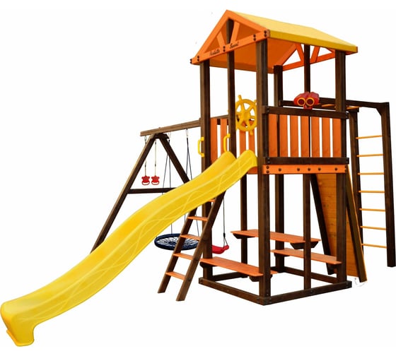 Игровой комплекс (ИК) Perfetto Sport «Bari-7» + качели Паутина СГ000005022