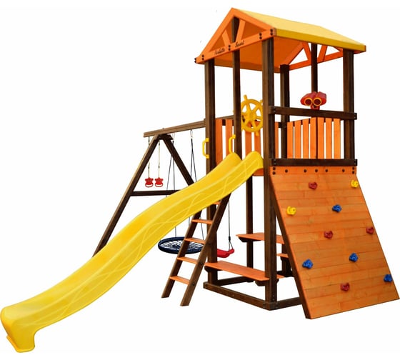 Игровой комплекс (ИК) Perfetto Sport «Bari-5» + качели Паутина СГ000005006