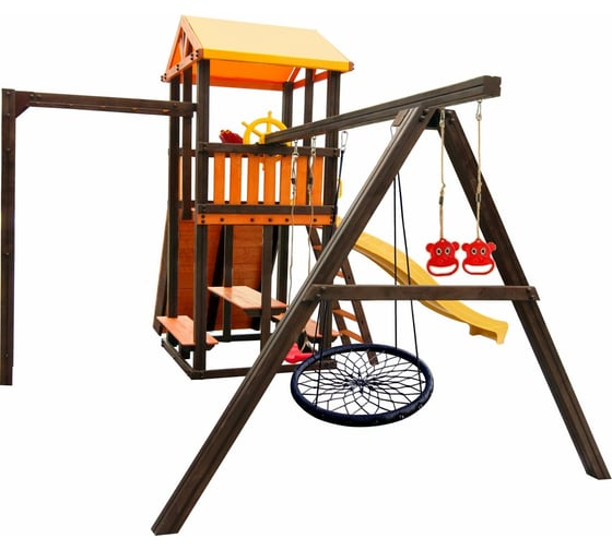 Игровой комплекс (ИК) Perfetto Sport «Bari-8» + качели Паутина СГ000005023