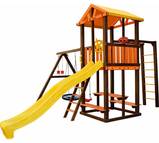 Игровой комплекс (ИК) Perfetto Sport «Bari-6» + качели Паутина СГ000005021
