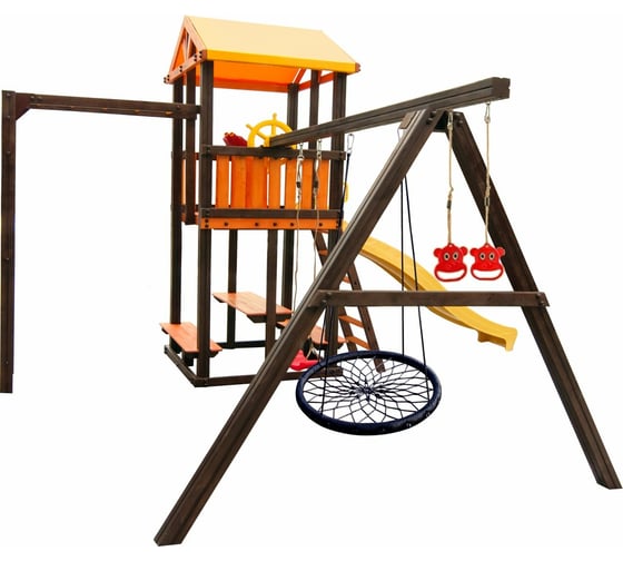 Игровой комплекс (ИК) Perfetto Sport «Bari-6» + качели Паутина СГ000005021