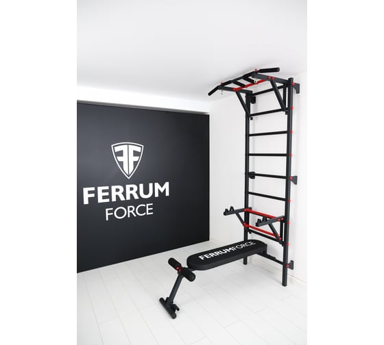 Шведская стенка FerrumForce F4 черный/красный F040010-1