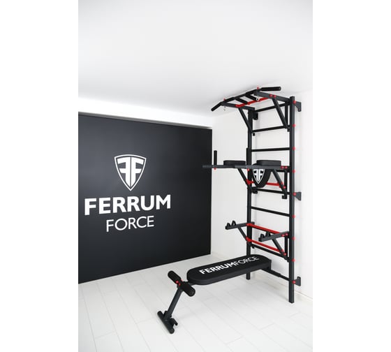 Шведская стенка FerrumForce F5 черный/красный F050010-1