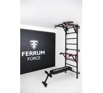 Шведская стенка FerrumForce FR4 черный/красный FR040010-1
