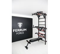 Шведская стенка FerrumForce FR5 черный/красный FR050010-1