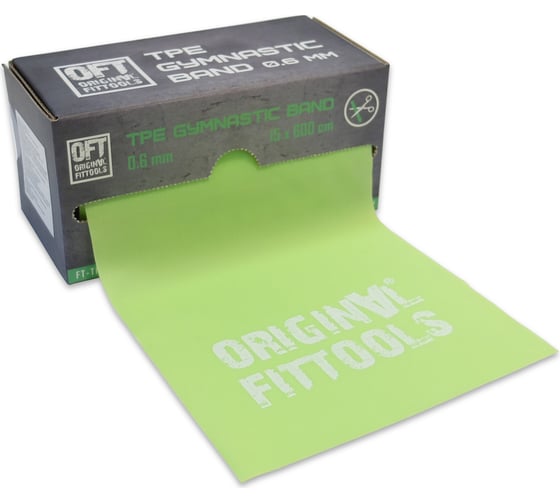 Ленточный эспандер Original FitTools TPE 6000х150х0.6 мм FT-TPEROLL-0.6