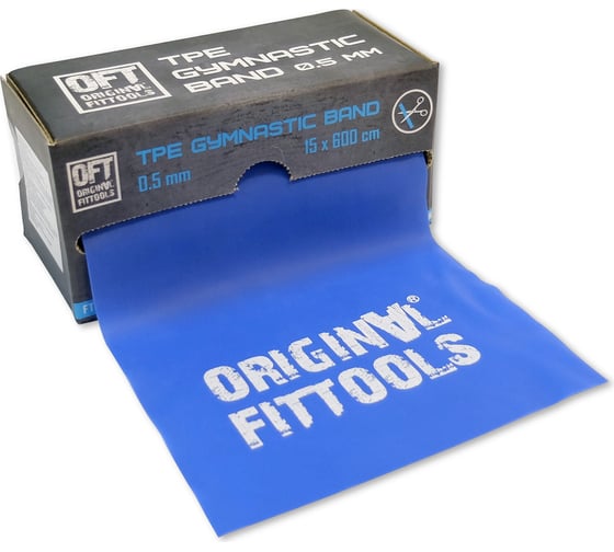 Ленточный эспандер Original FitTools TPE 6000х150х0.5 мм FT-TPEROLL-0.5