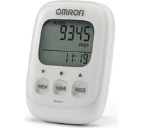 Электронный шагомер OMRON белый HJ-325-EW
