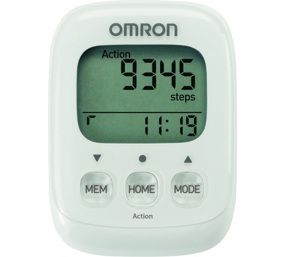 Электронный шагомер OMRON белый HJ-325-EW
