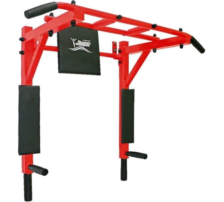 Турник-брусья Absolute Champion Профи с переворотом, красный АЧ 15871