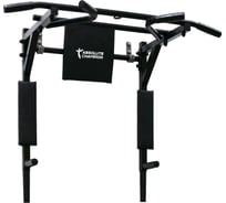 Турник-брусья Absolute Champion Атлет черный с черными ручками, МУЛЬТИХВАТ АЧ 7212