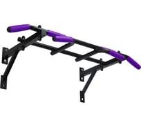 Турник трехватный Absolute Champion черный с фиолетовыми ручками NEW АЧ 7458