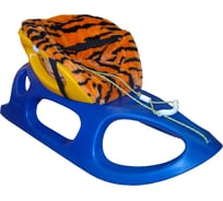 Санки с сиденьем и матрасиком Asplast 2KIDS синие 2K-103-006