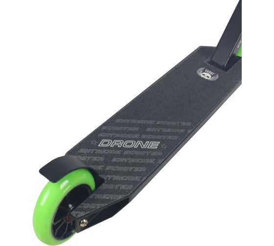 Трюковый самокат RGX черный/зеленый DRONE2.0HIC/BlackGreen