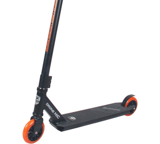 Трюковый самокат RGX черный/оранжевый DRONE2.0HIC/BlackOrange