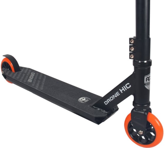 Трюковый самокат RGX черный/оранжевый DRONE2.0HIC/BlackOrange