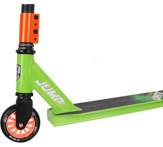 Трюковый самокат RGX зеленый JUMP/Green